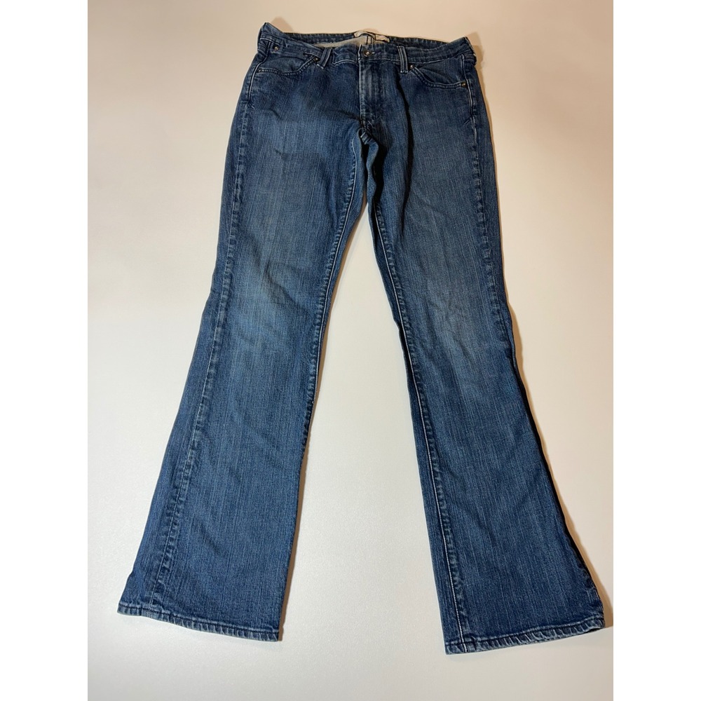 Old Navy Jeans Women's 10 Blue Classic Rise Bootcut Embroidered Pockets
